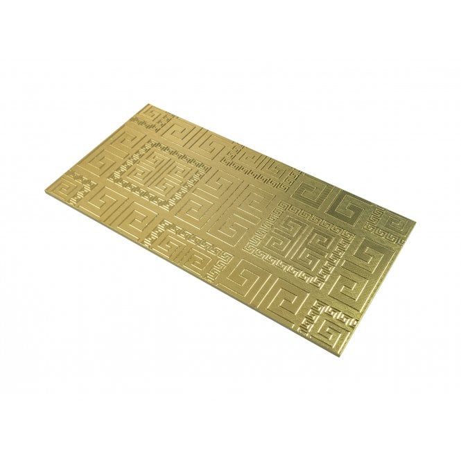 Gold pattern wall tile