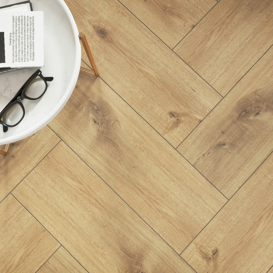 Porcelain Matt Wood Effect Floor Tile