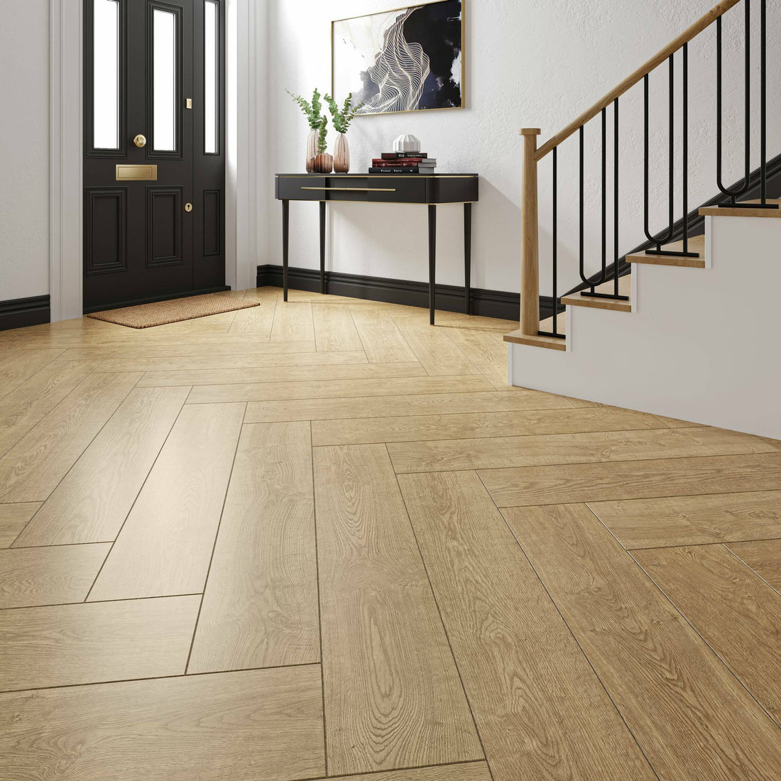 Oak Wood Effect Floor Tiles - 1200 x 230mm