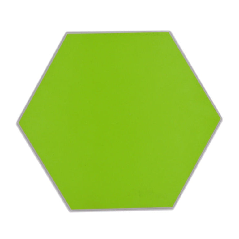 Green Hexagon wall splashback