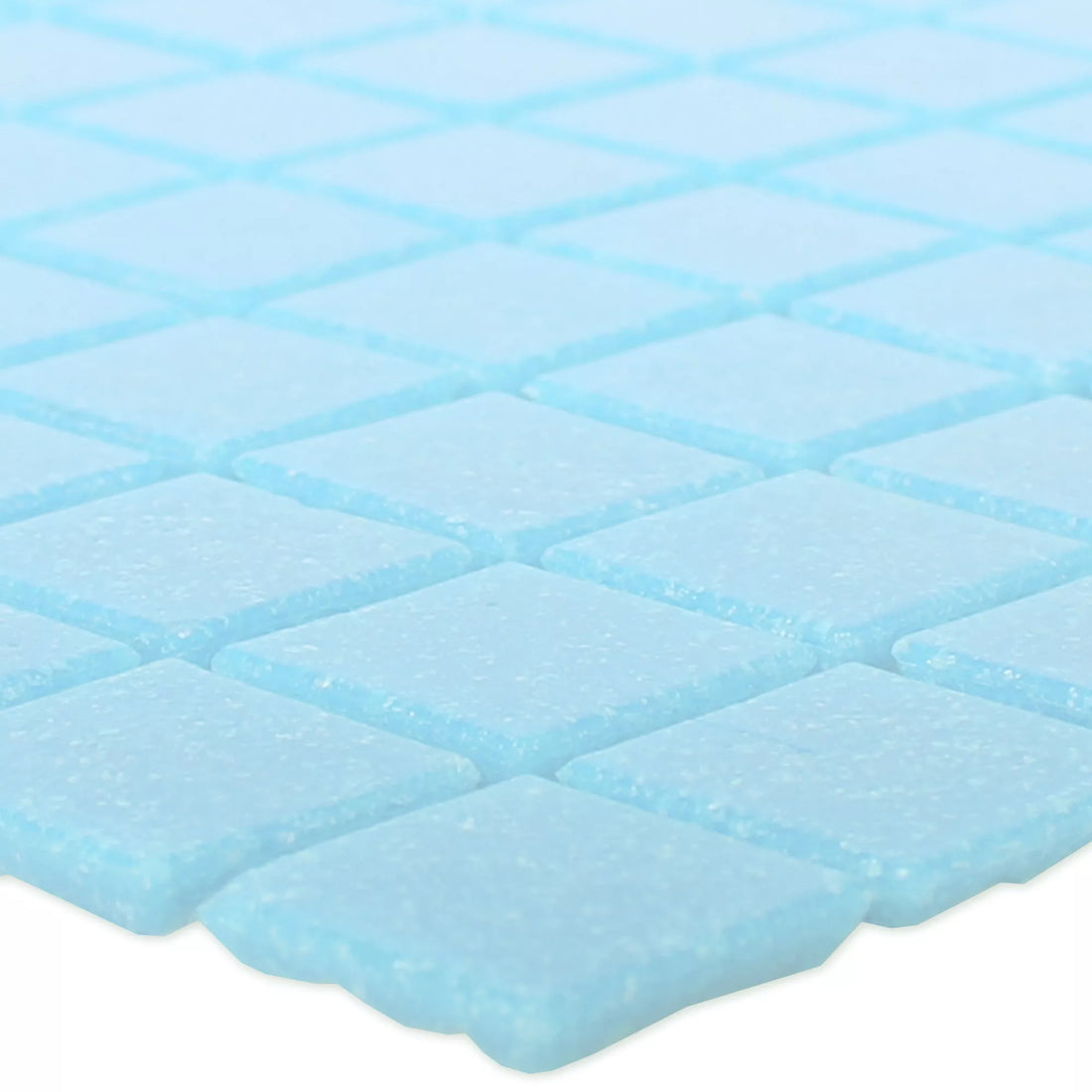 Glass Mosaic Tiles Baby Blue Pool