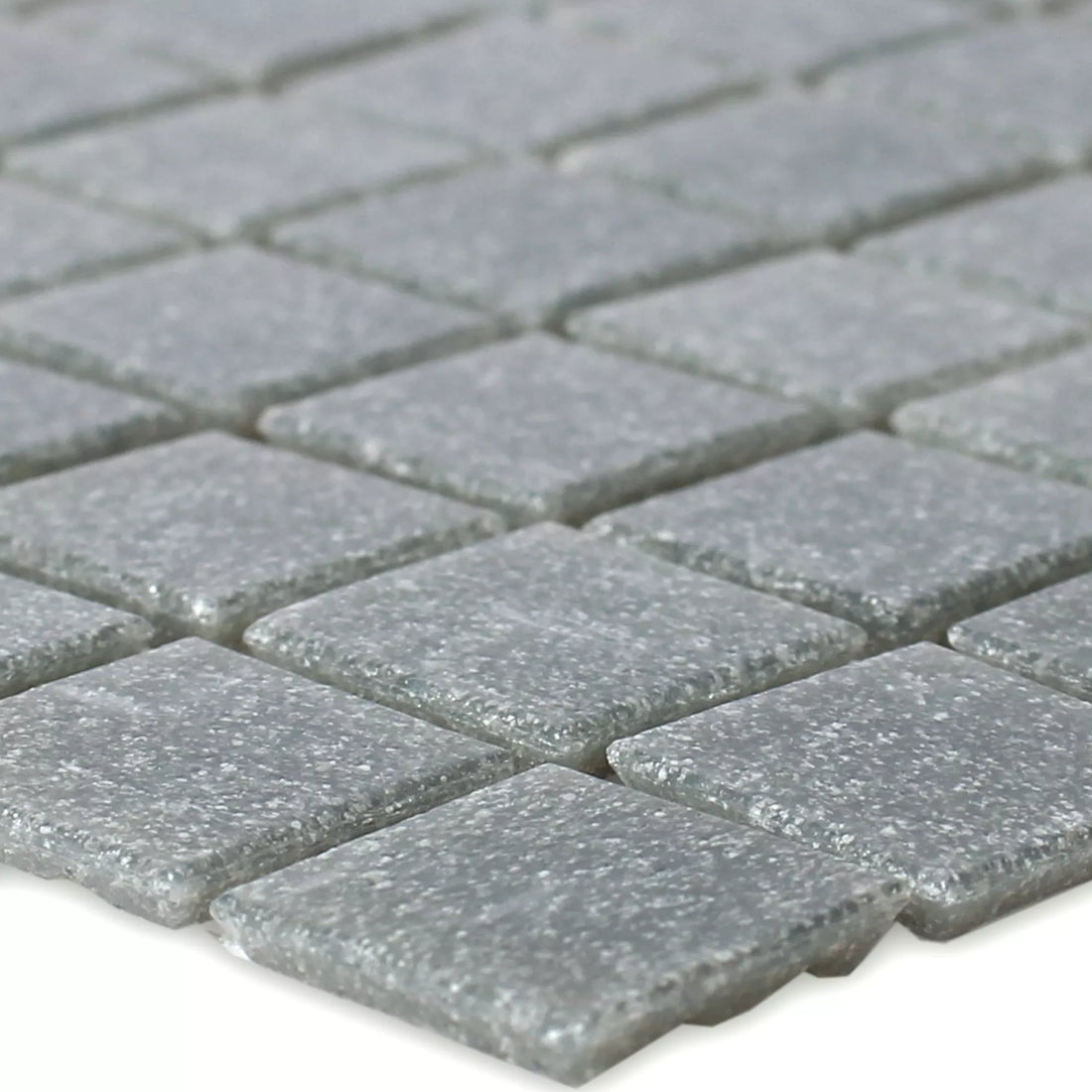 Grey Pool and Spa Glass Tiles