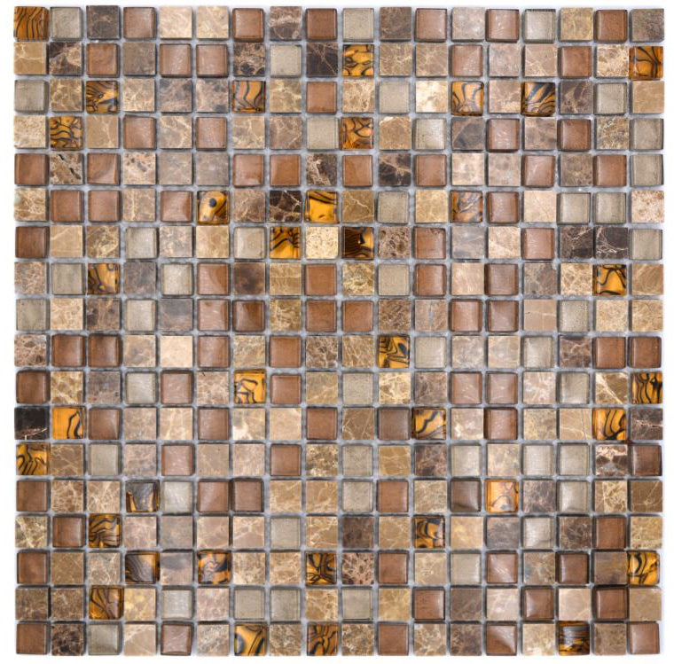 Golden Amber Mosaic Tile