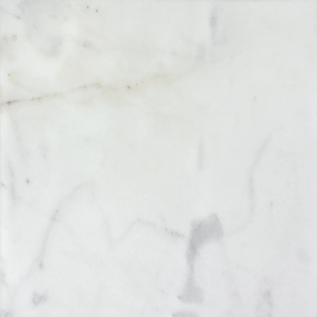 White natural honed marble