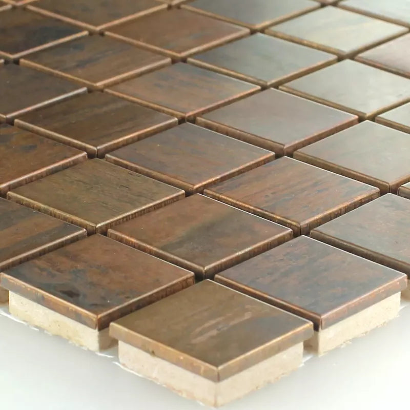 copper mosaic tiles