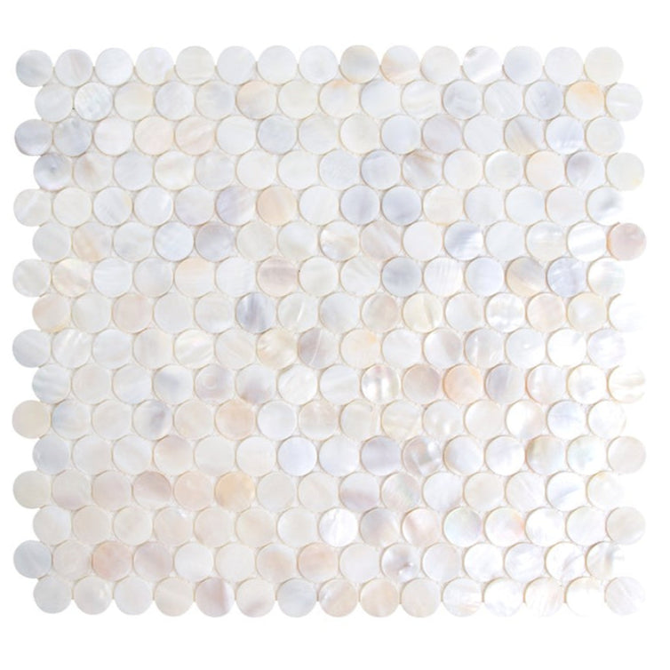penny mosaic tiles
