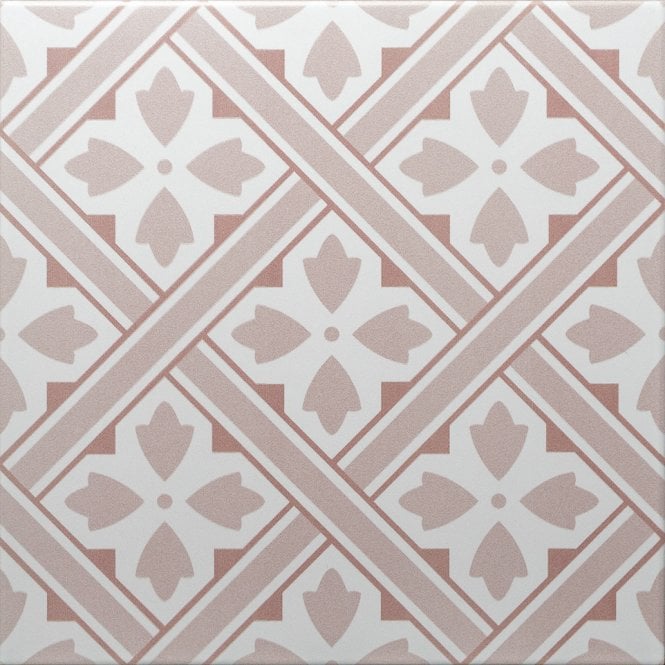 Pink floor tile