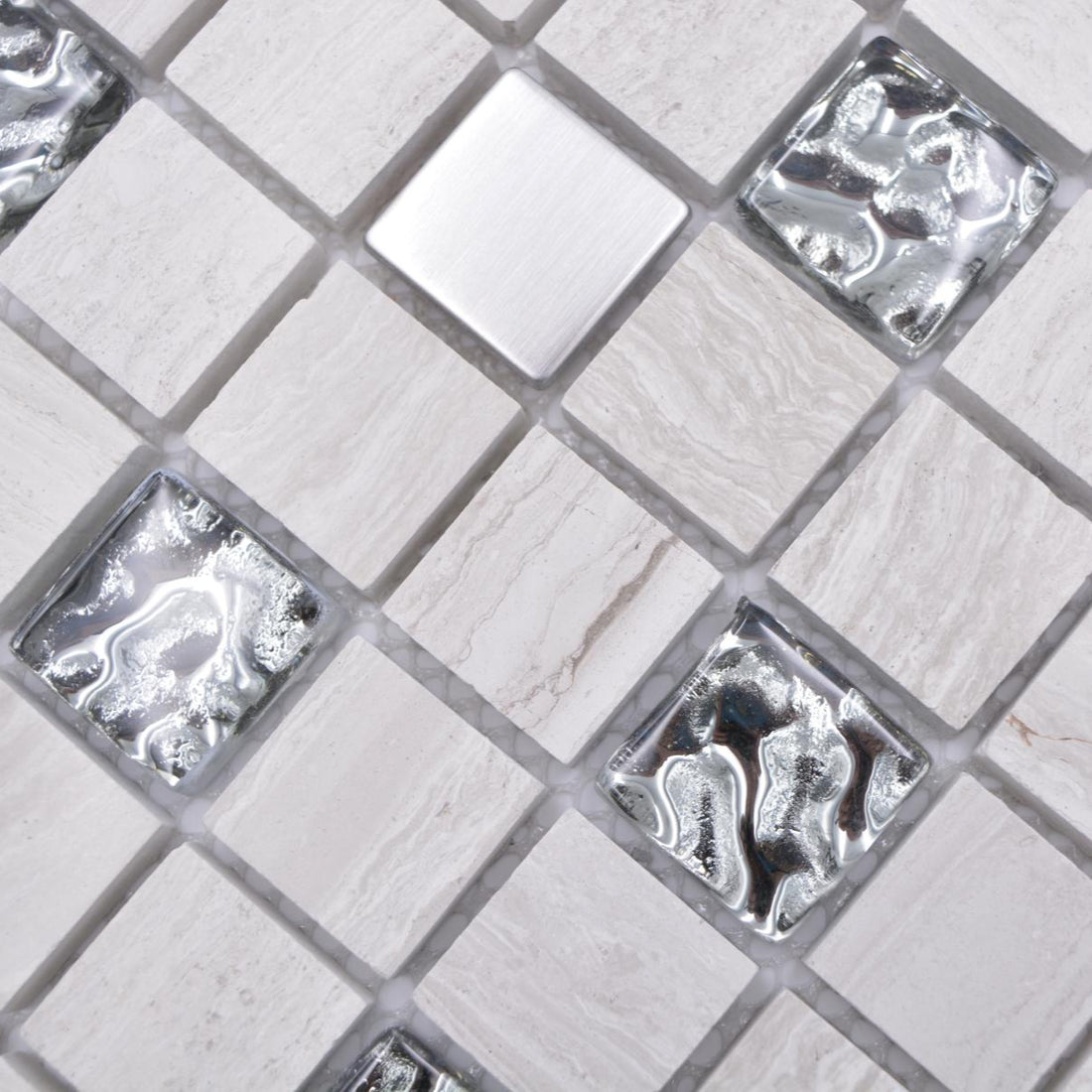 White Mosaic Tiles - Luxury Tiles