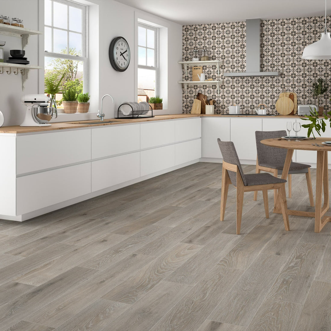 Silver Birch Matt Wood Effect Floor and Wall Tile - Luxury Tiles UK