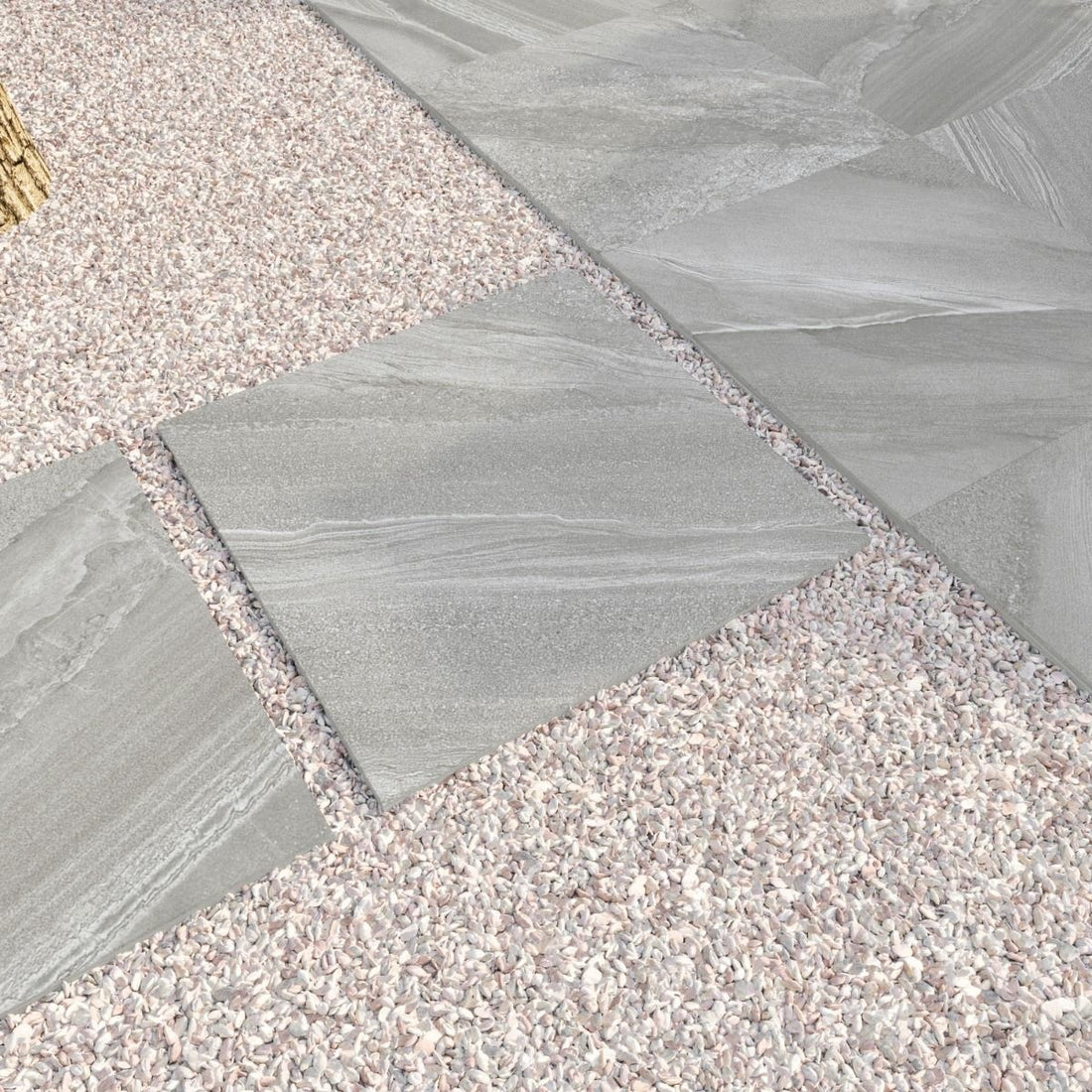 Cottage Grey Stone Effect Outdoor 20mm Tile - Luxury Tiles UK