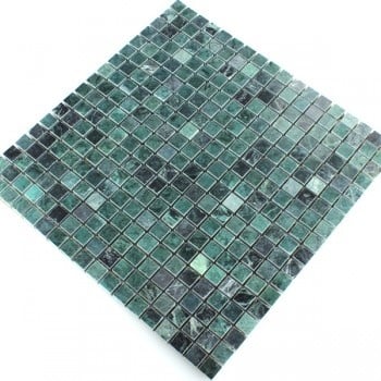 Angelica Green Natural Stone Mosaic Tile 31x31cm - Luxury Tiles UK