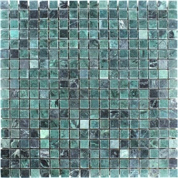 Angelica Green Natural Stone Mosaic Tile 31x31cm - Luxury Tiles UK