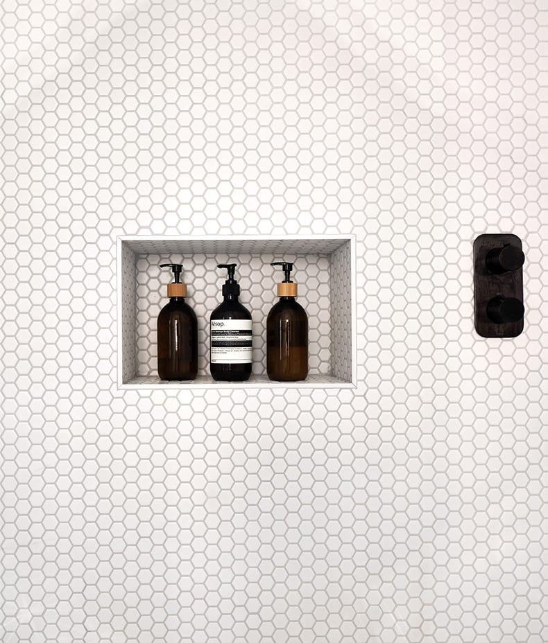 Mono Hex Porcelain Mosaic Blanc - Luxury Tiles UK