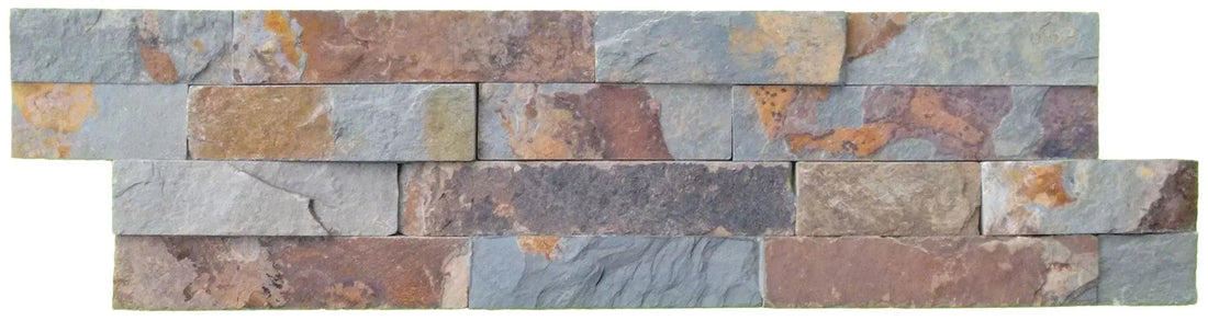 splitface slate multicolour wall mosaic
