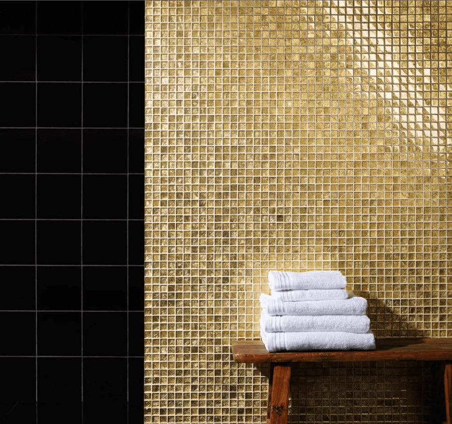 Elevate Your Space with Luxury Gold Mosaic Tiles- Luxury Tiles UK