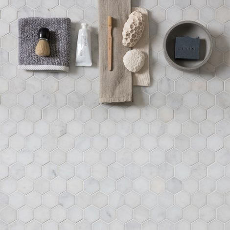 Hexagon Marble Mosaics