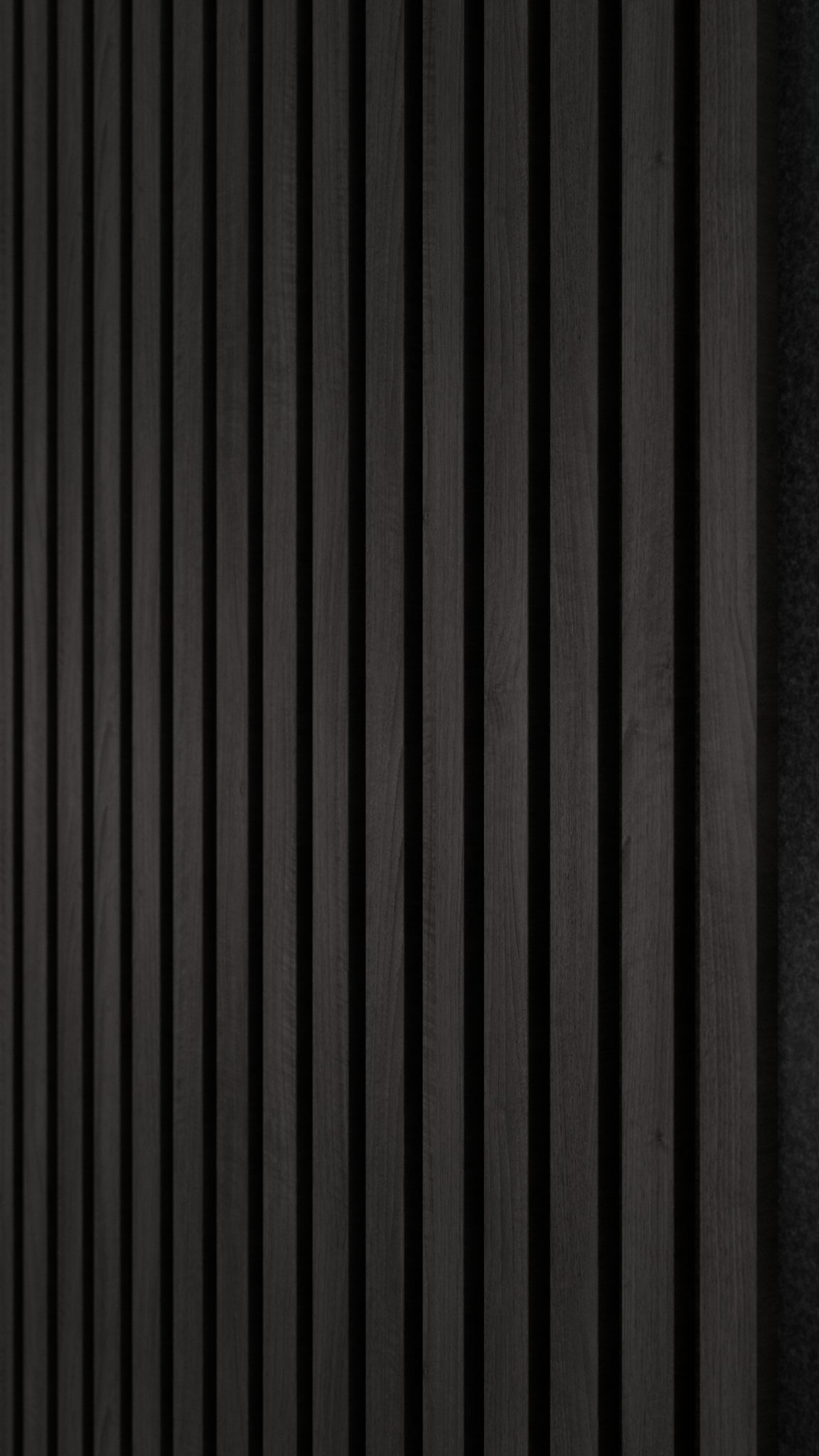 Noir Midnight Black Acoustic Wood Wall Panels - Luxpanel® - Luxury Tiles UK