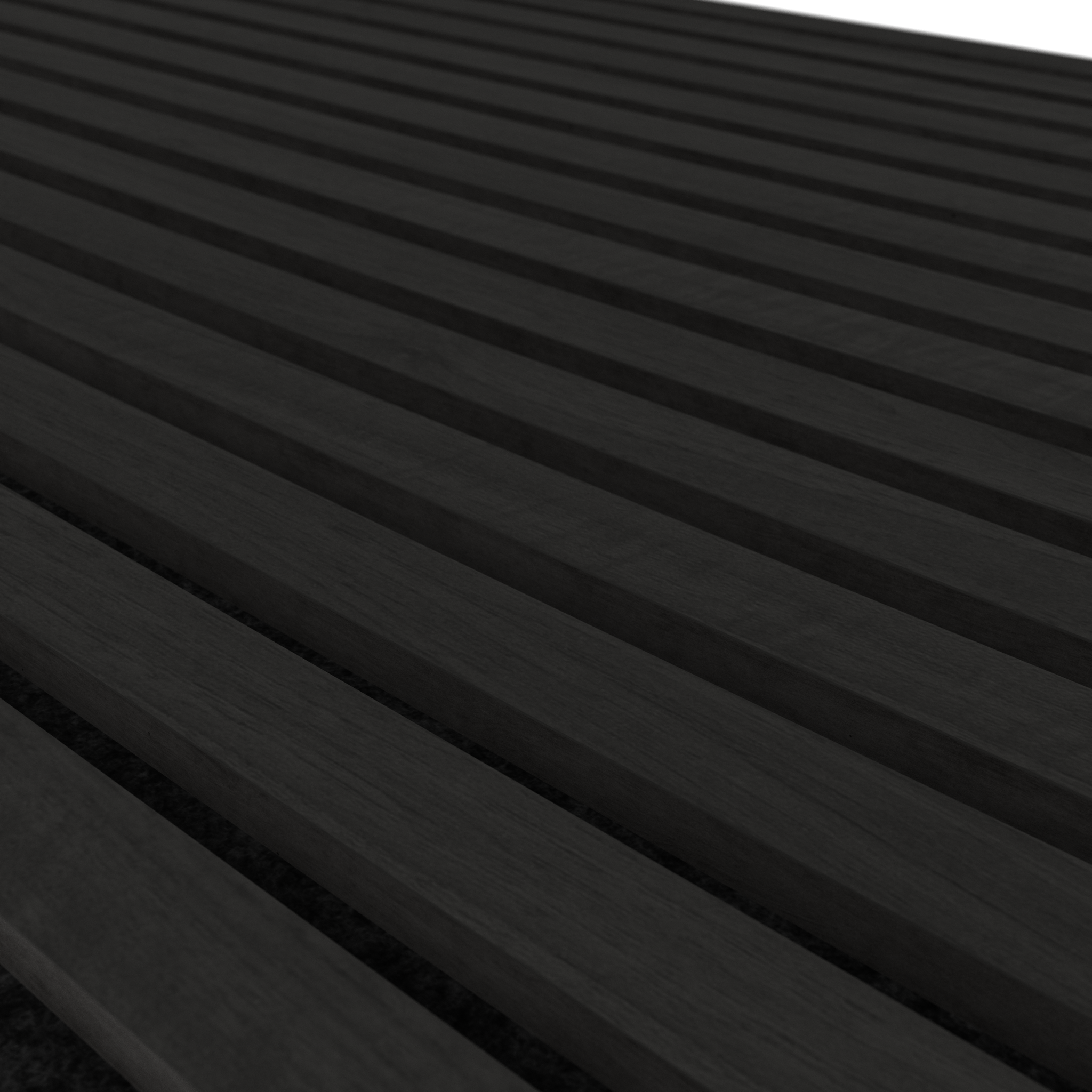 Noir Midnight Black Acoustic Wood Wall Panels - Luxpanel® - Luxury Tiles UK