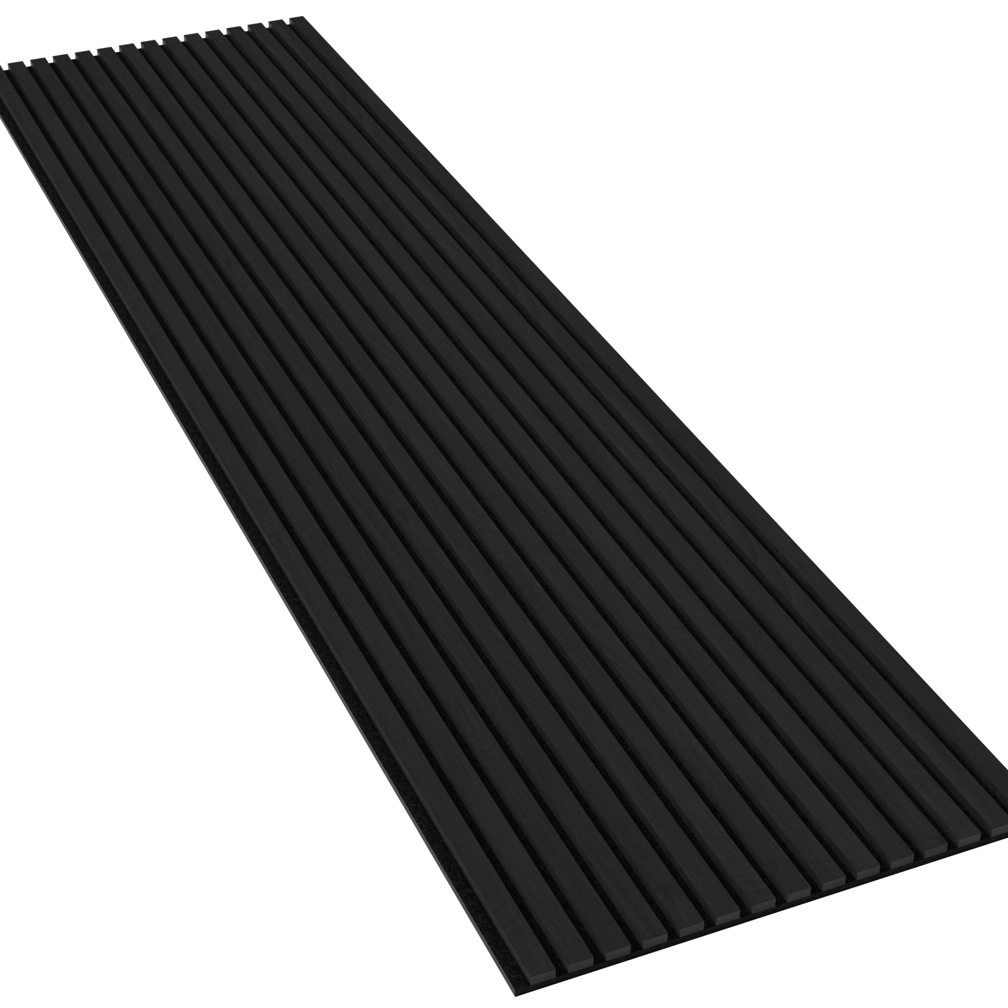Noir Midnight Black Acoustic Wood Wall Panels - Luxpanel® - Luxury Tiles UK
