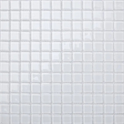 White Glass Mosaic 30x30cm Tile Luxury Tiles