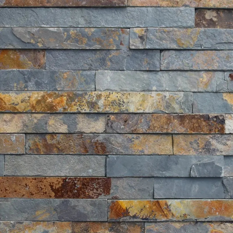 Rustic Quartzite Slate Split Face Tile 10x36cm - Luxury Tiles UK