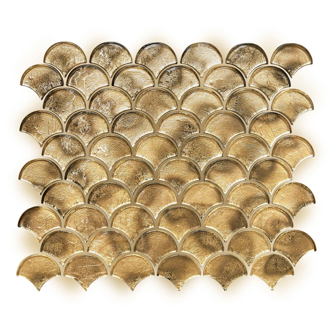 Scallop gold mosaics