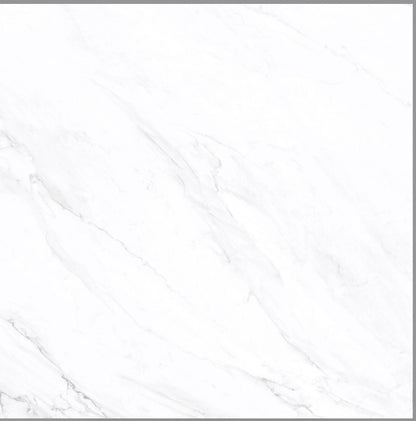 Calacatta Gloss Marble effect Porcelain tile 800x800mm