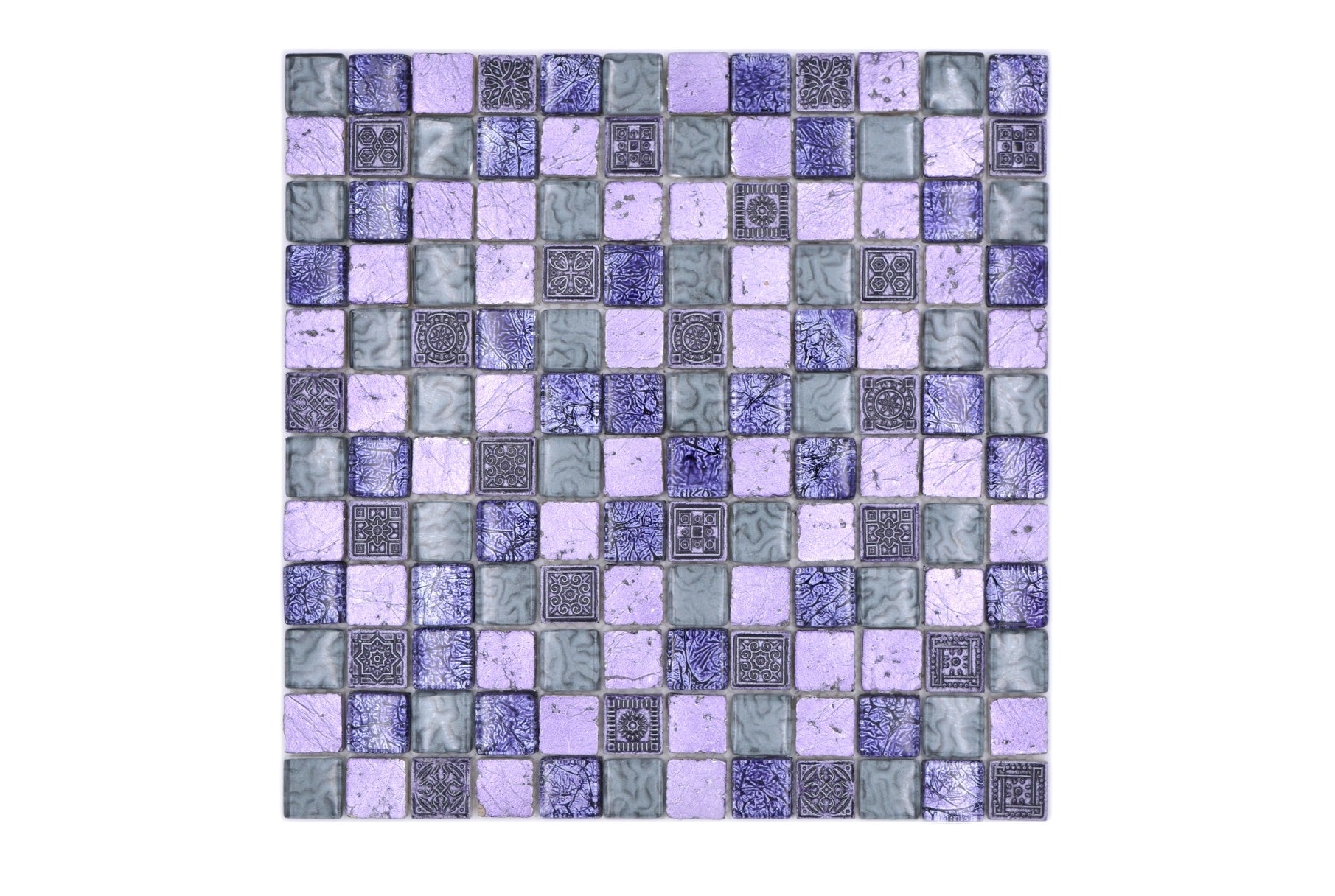 Purple Nayade Mosaic 30 x 30cm - Luxury Tiles UK