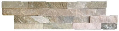 Oyster Beige Split face slate tile 100x360mm