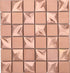 Copper Metallica Stainless steel Mosaic Tile Luxury Tiles