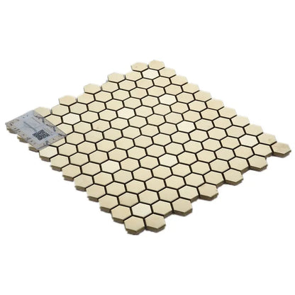 Golden Honey Hive Hexagon Mosaic Tile Luxury Tiles UK