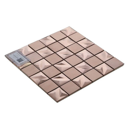 Copper Metallica Stainless steel Mosaic Tile Luxury Tiles