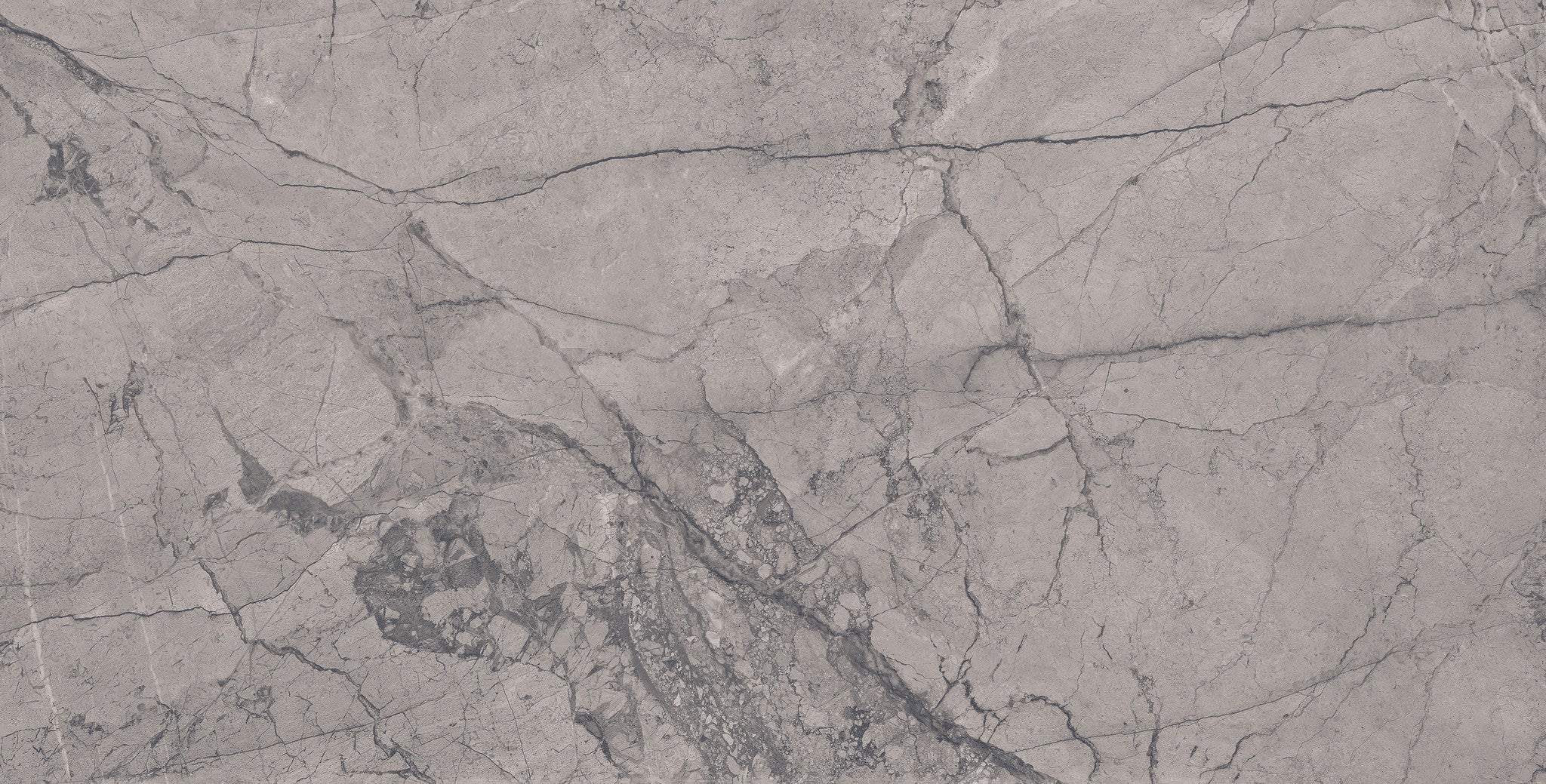 Veins Grey Matt Marble Effect  600x600mm Tile - Luxury Tiles UK