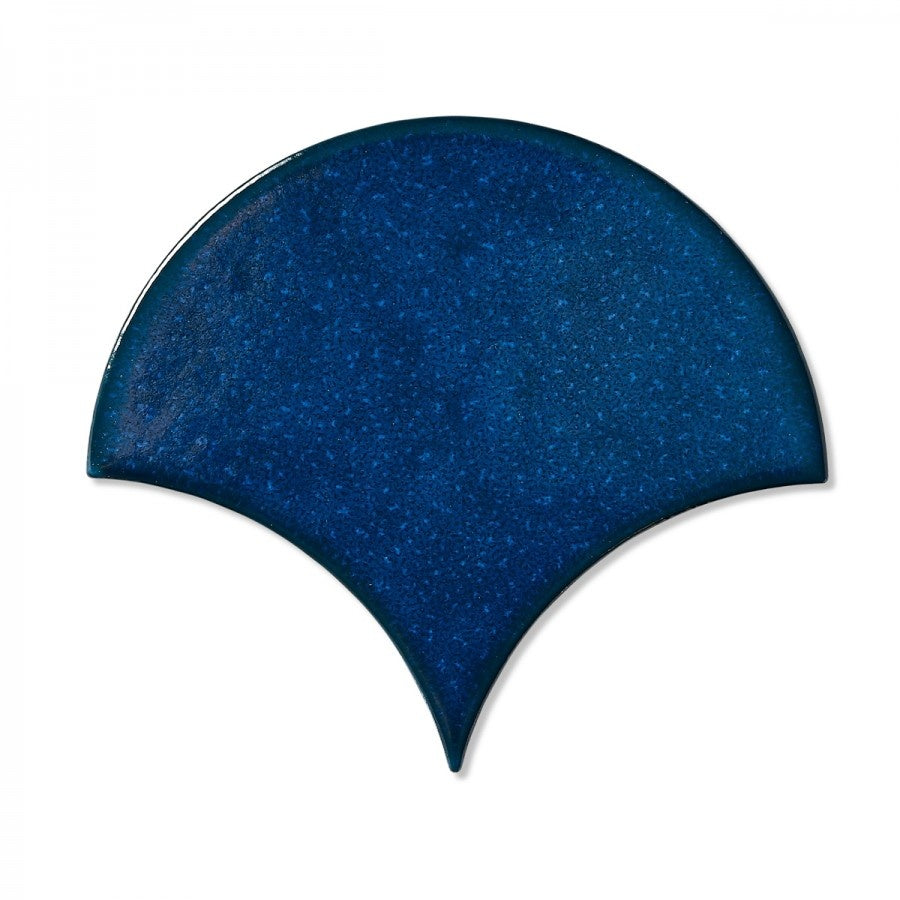 Fish scale Royal Blue Decor Wall Tile - Luxury Tiles UK