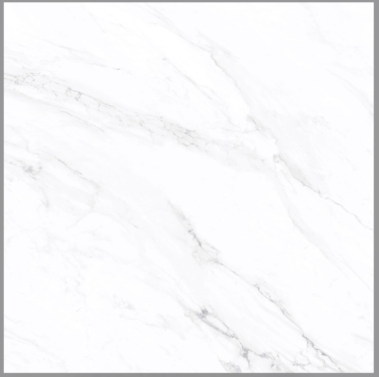 Calacatta Gloss Marble effect Porcelain tile 800x800mm - Luxury Tiles UK