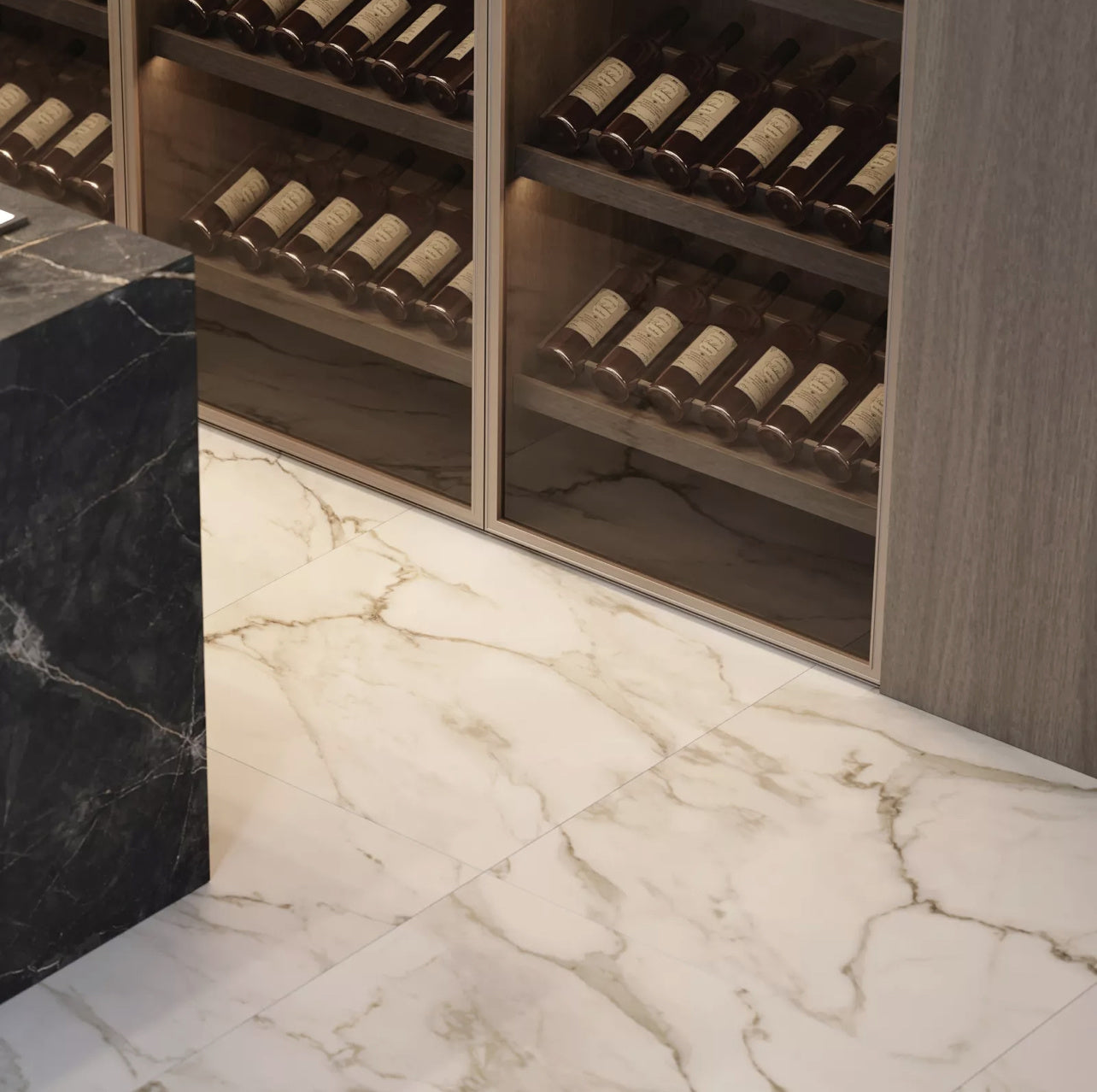 Calacatta Paonazzo Rectified Polished Porcelain Tiles - Luxury Tiles UK