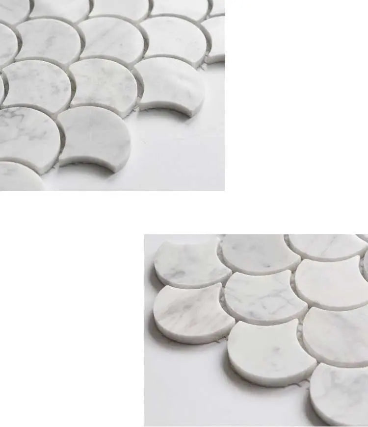 Marble Drop Mosaic Floor & Wall Tile Luxury Tiles UK