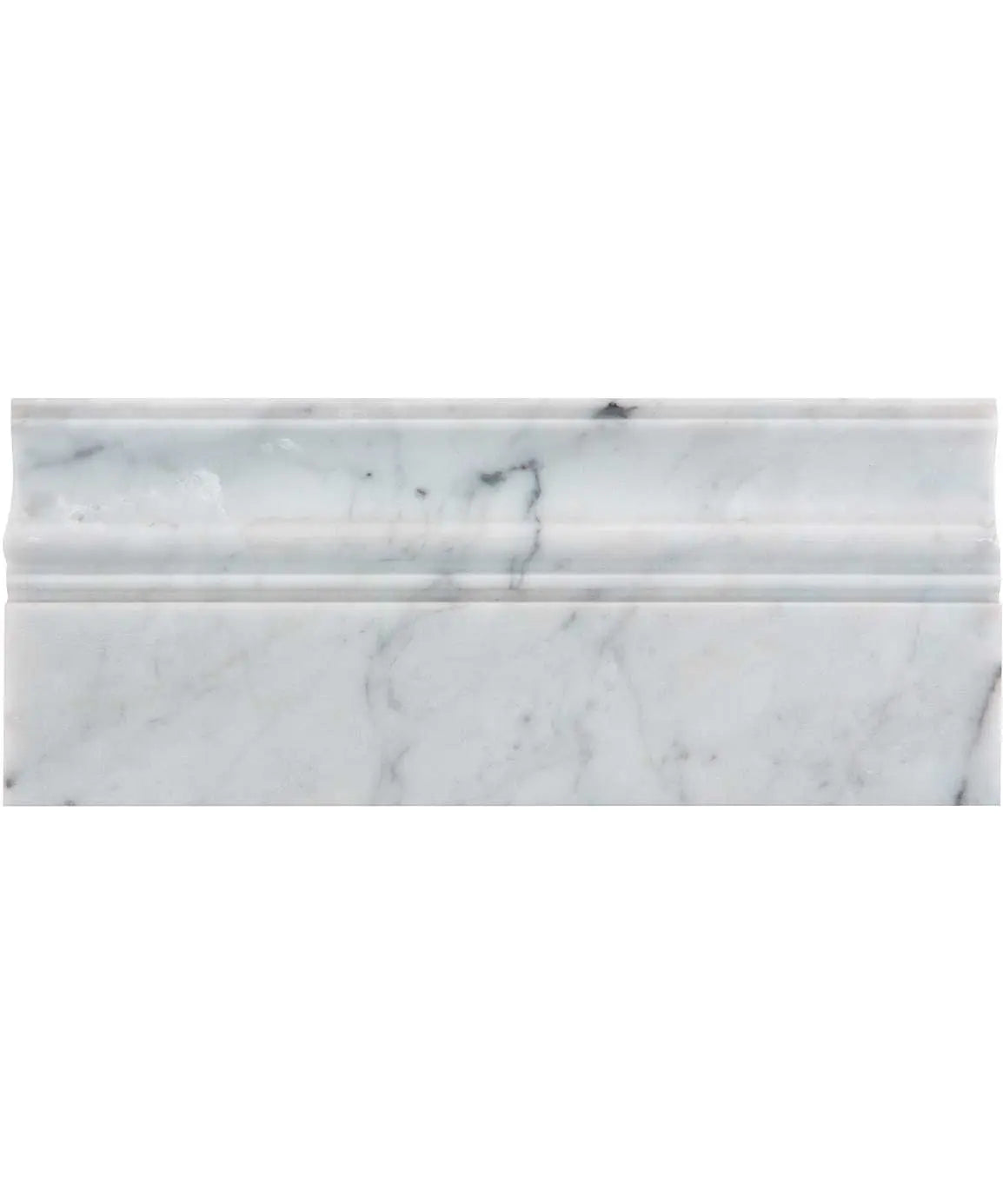 Tuscany Bianca Marble Honed Skirting Tile Luxury Tiles