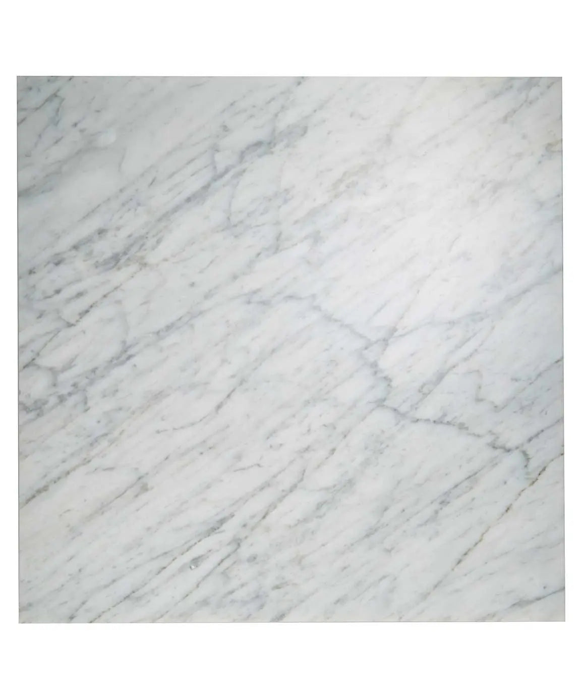 Tuscany Bianca Marble  Honed 61x61cm Floor and Wall Tile Verona