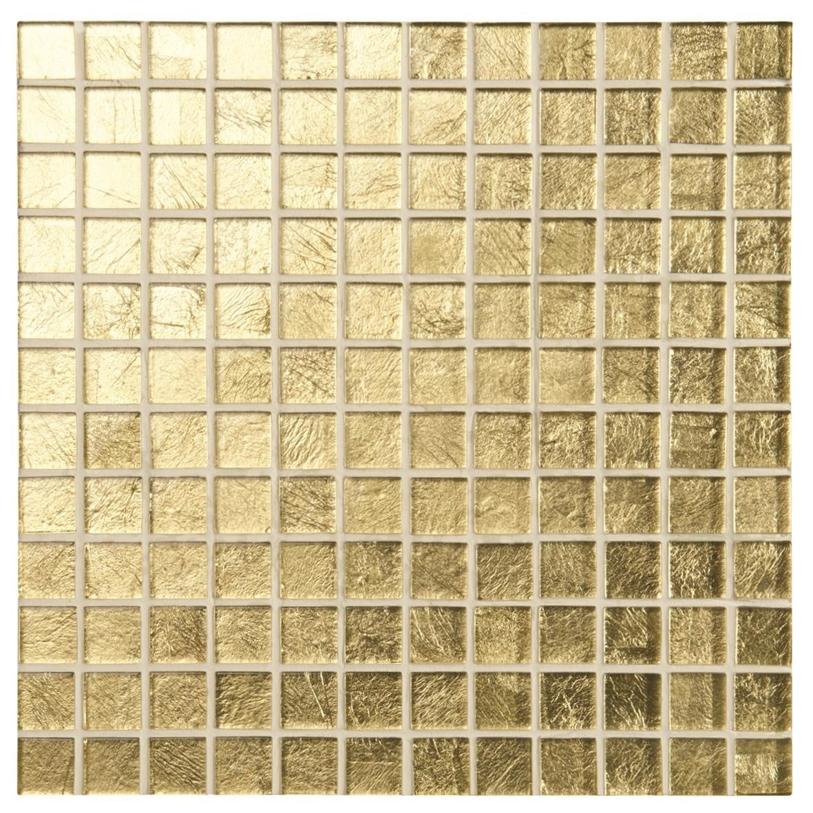 Bullion Gold Rush Glass Mosaic - Luxury Tiles UK