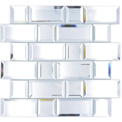 Mirror Glass Mix Mosaic Tile 298x298mm