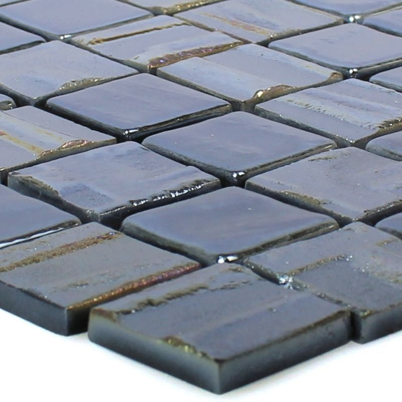 Black Metallic Glass Mosaic 315x315mm