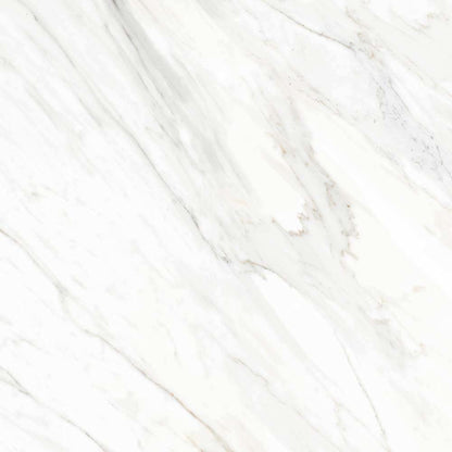 Blanco White Gloss Marble Effect 450x450mm Tile