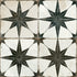 Astral Star Black patterned tiles 45 x 45cm Luxury Tiles