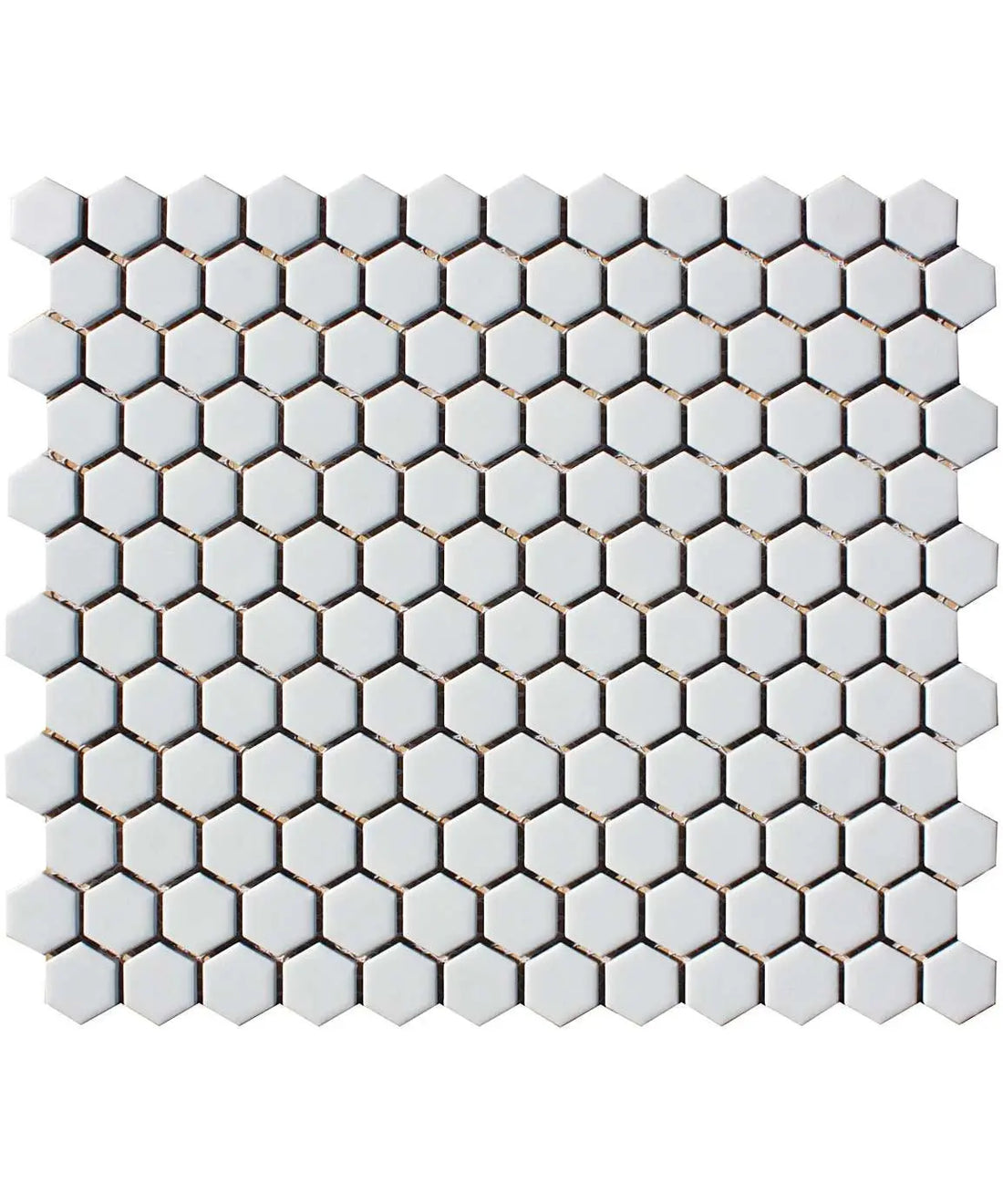 Shapes Hexagon Gloss White Mosaic Tile Luxury Tiles