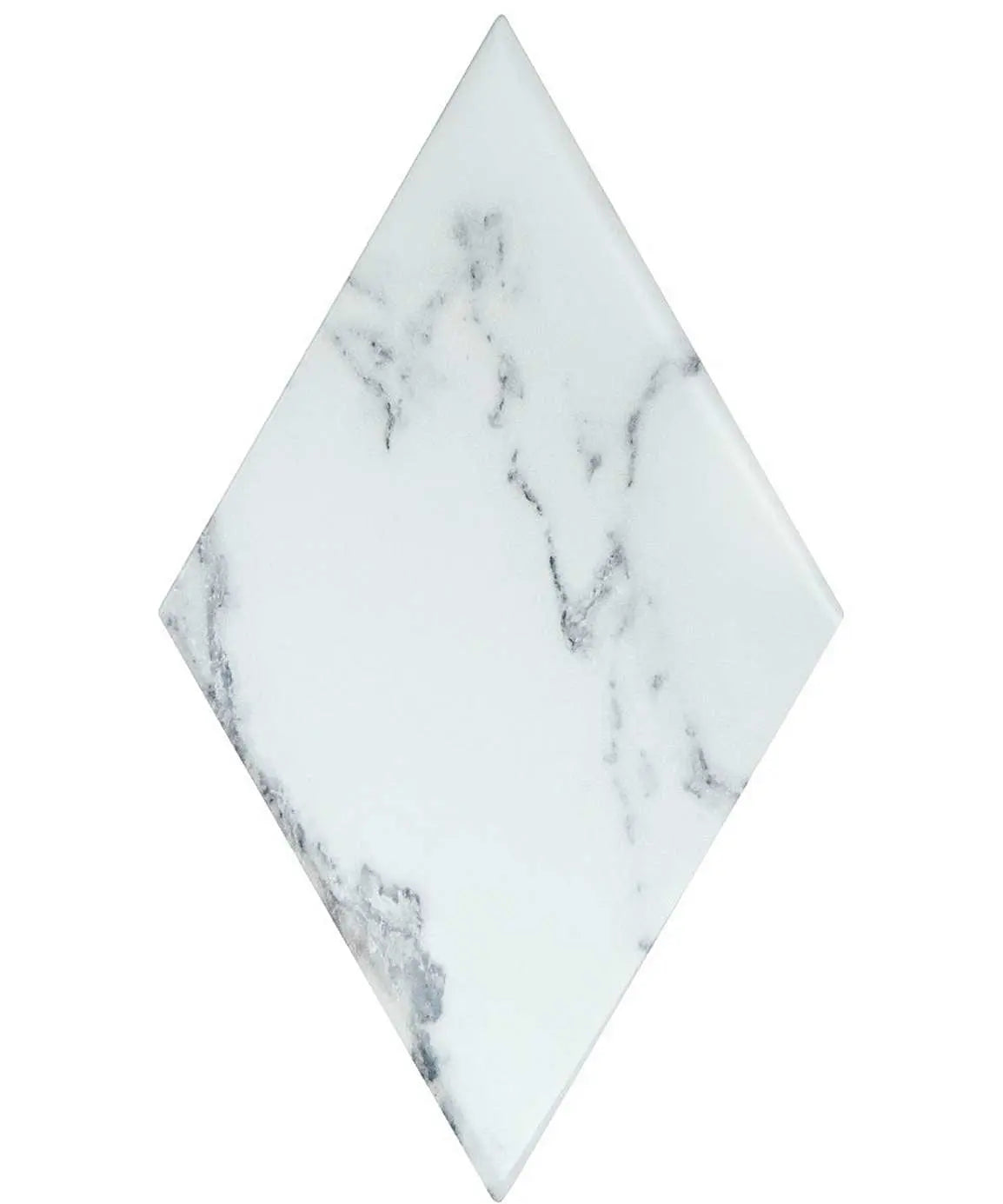 Truth Diamond Marble Effect White Wall Ceramic Tile - Luxury Tiles UK