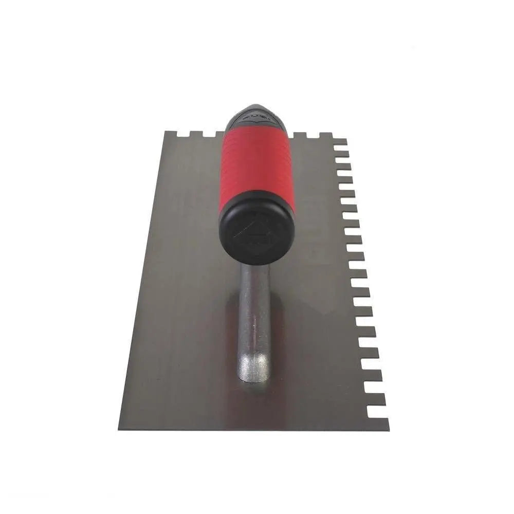 INOX Round Notched Trowel 10 mm Rubi Tools