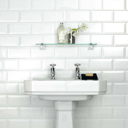 Metro Retro  Blanco Gloss tile 200x100mm