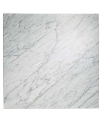 Tuscany Bianca Marble  Honed 61x61cm Floor and Wall Tile Verona