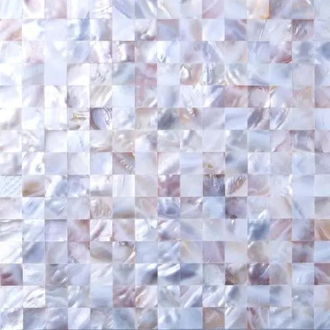 Mother of Pearl Oyster White Mosaic 304x304mm Tile Minoli’s Marvel Collection